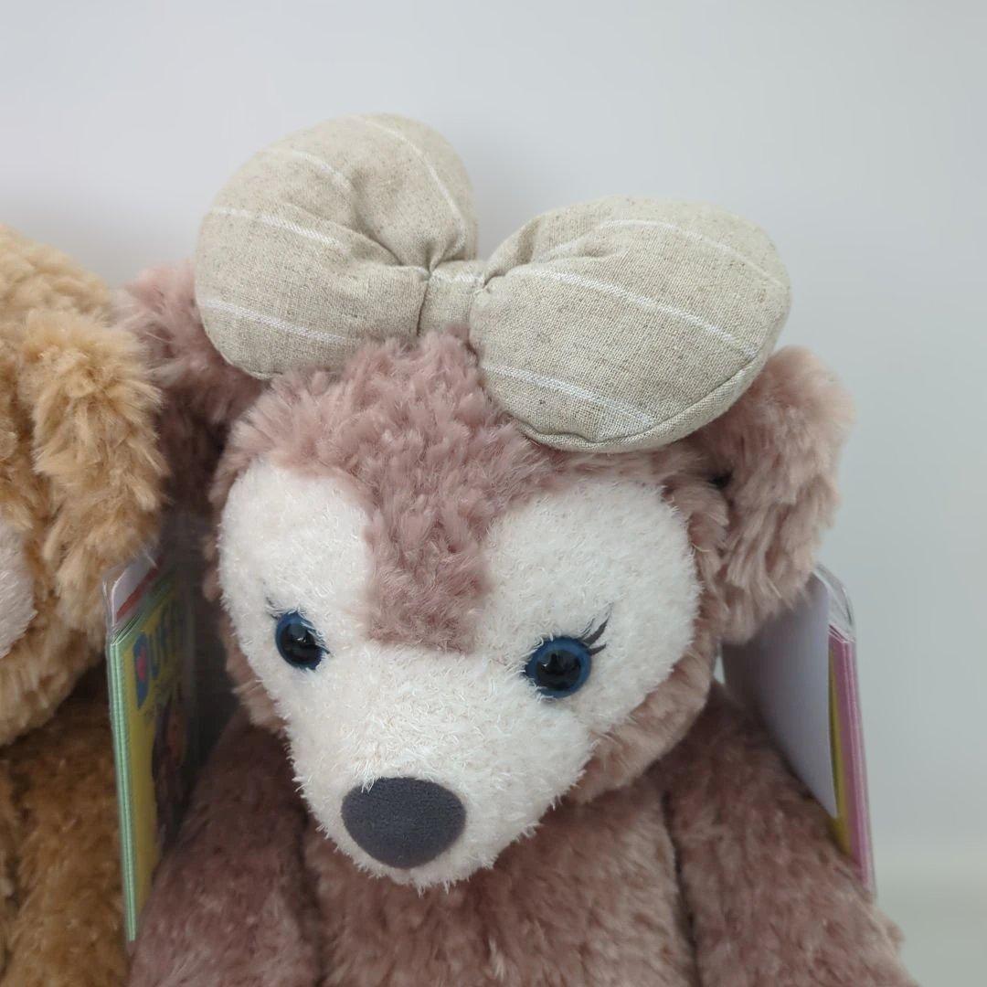 新品タグ付き　ダッフィーとシェリーメイののぬいぐるみ2体セット　ディズニー