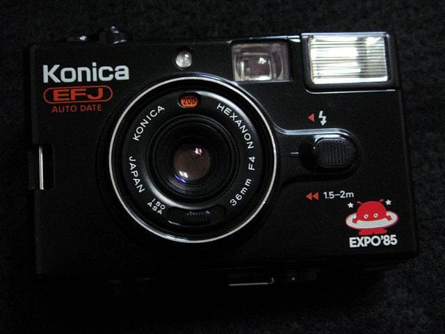 稀少 konica コニカ EFJ コスモ星丸 つくば万博 EXPO85 c35 稀少 konica コニカ EFJ コスモ星丸 つくば万博 EXPO85 c35 稀少