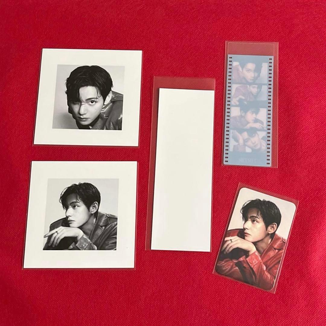 BTS ロングステッカー・正方形両面フォト・ホログラム両面フォトカード♡Ｖ