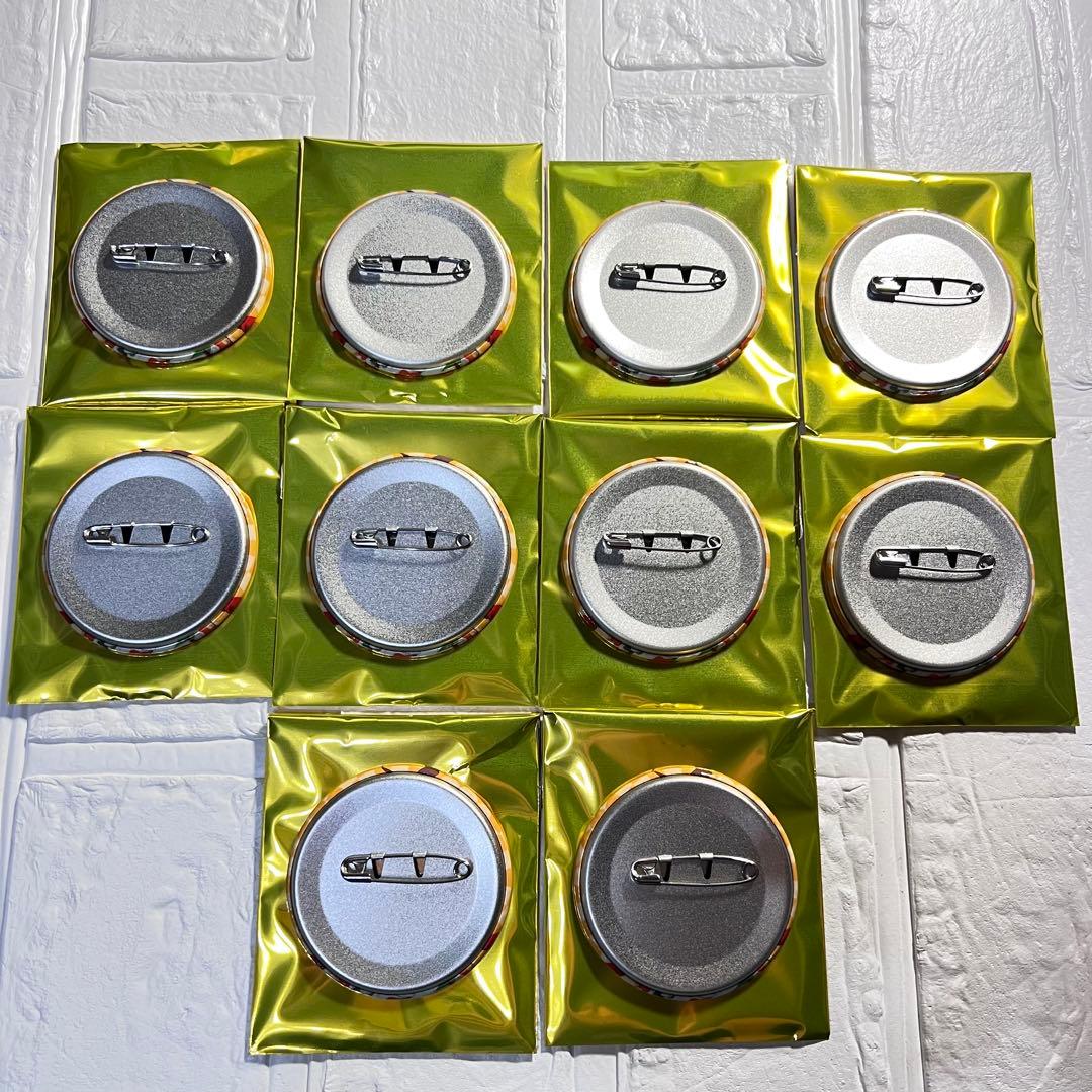 ジジ・ムリン 箔押し 缶バッジ 10個 正月衣装 ホロライブ Justice