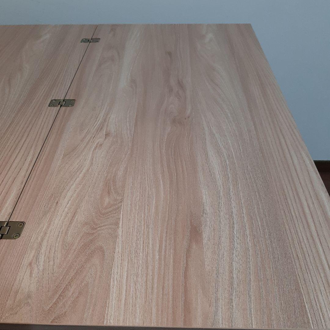 萩原 昇降テーブル KT-3195NA 拡張 高さ調節 ダイニング 作業 来客