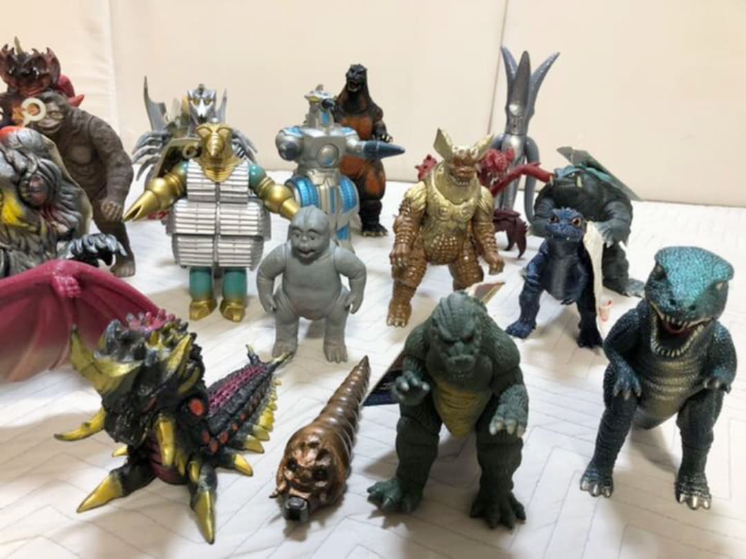 SHANJINL 3D印刷机械ゴジラymakr3D組み立て模型-ゴジラの高さ24CM