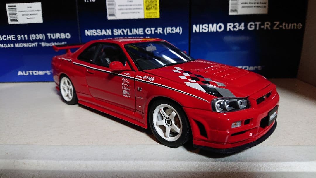 オートアート 1/18 日産 スカイライン GT-R R34 R-tune
