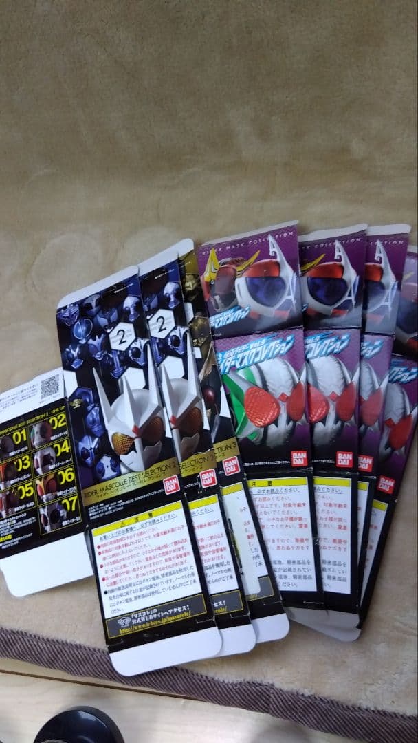 仮面ライダー マスクコレクション 10体セット