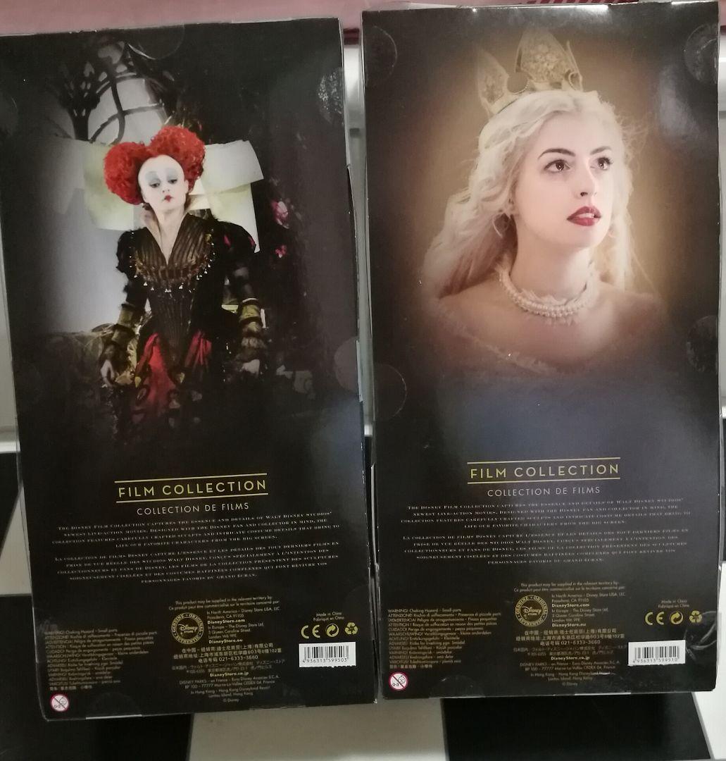 本物 希少☆アリスインワンダーランド 赤の女王 白の女王 ドール 人形