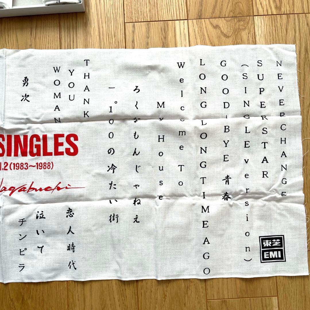 【超レア 入手困難品】新品未使用 長渕剛 SINGLES 手ぬぐい3枚セット