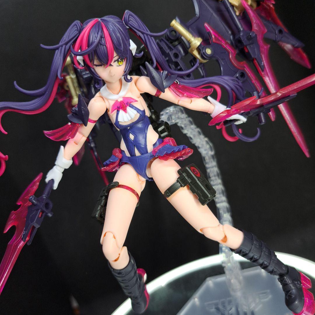 完成品 メガミデバイス デザイアメイデン レイダー 瞳デカール貼り付け