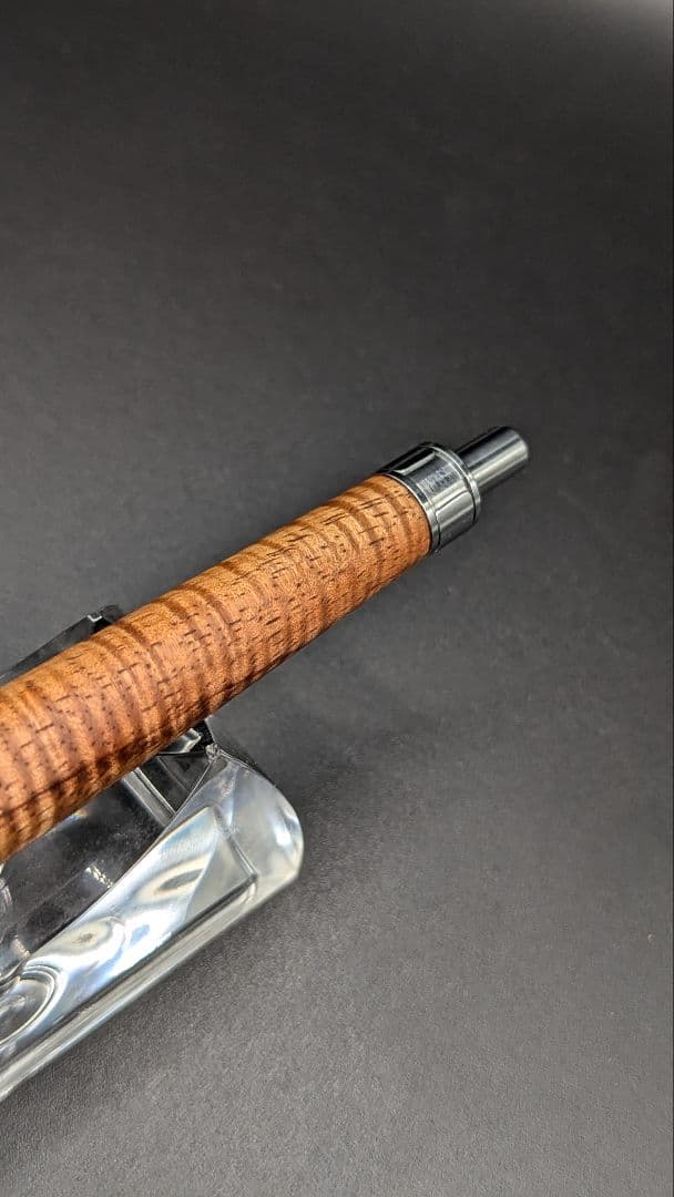 232ペン工房翌檜 極上 ハワイアンカーリーコア 木軸シャーペン 木軸