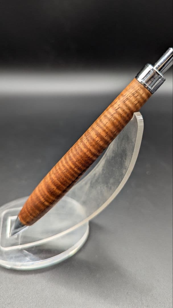 232ペン工房翌檜 極上 ハワイアンカーリーコア 木軸シャーペン 木軸