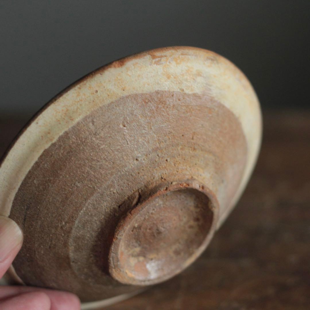 李朝 無地刷毛目 平茶碗 平盃 酒器 茶道具 朝鮮美術 古美術