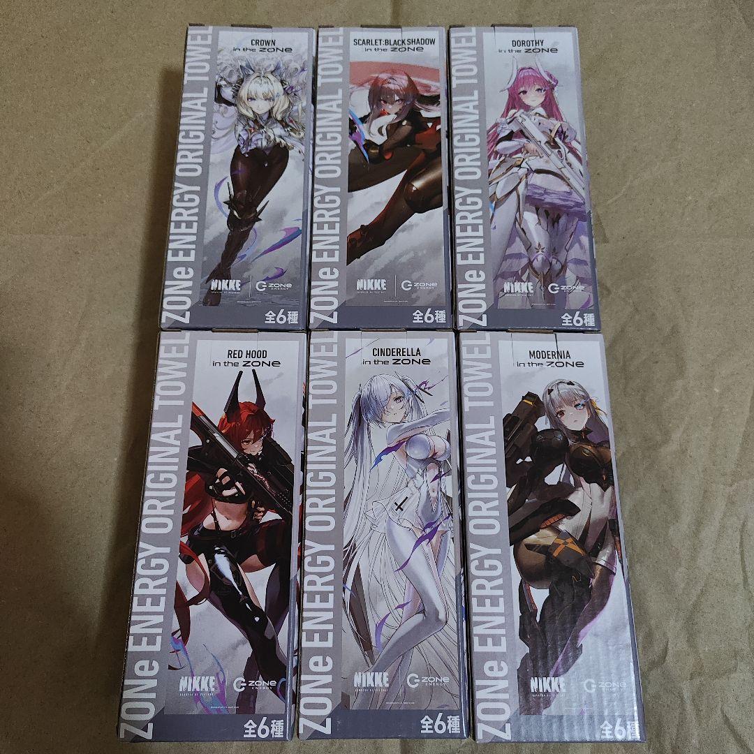 NIKKE ZONe オリジナルタオル 全6種 セット コンプ