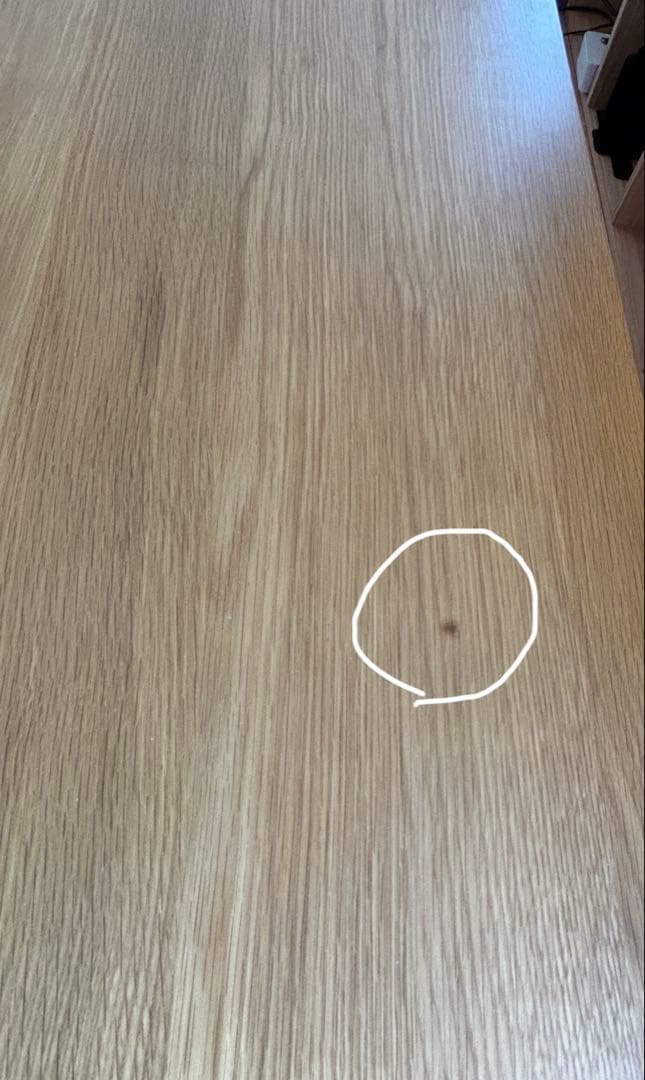 無印良品　リビングでもダイニングでもつかえるテーブル・２・オーク材