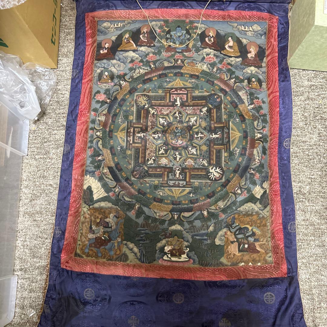 曼荼羅 絵画高さ110センチ×横71センチ