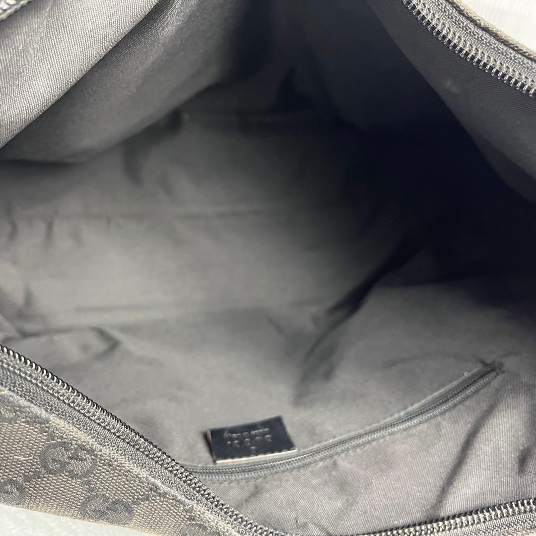 Gucci グッチ ワンショルダーバッグ GG ブラック系 キャンバス