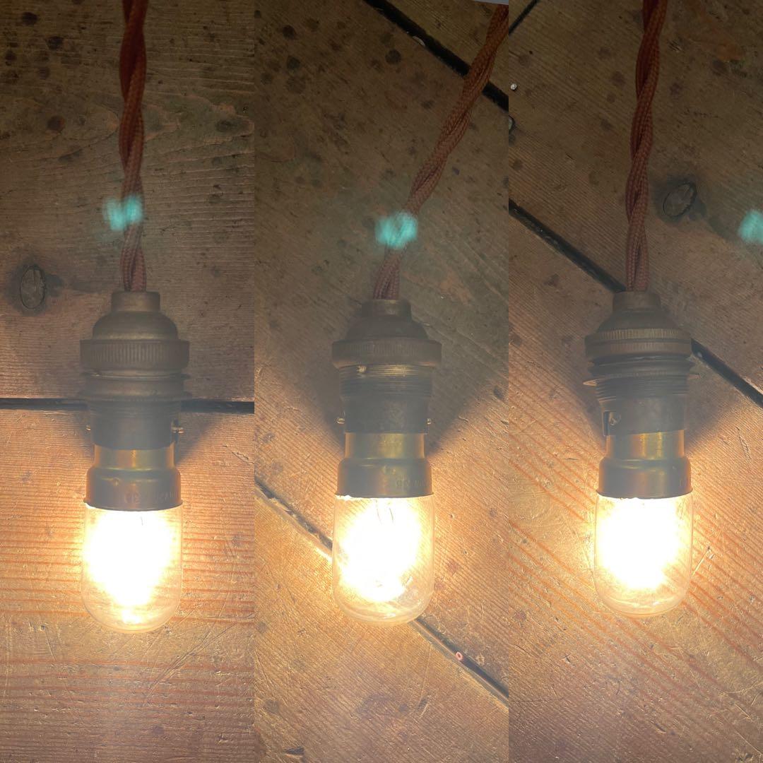 最安値！c-31. 送料無料！フランスアンティーク 3個セット ソケット