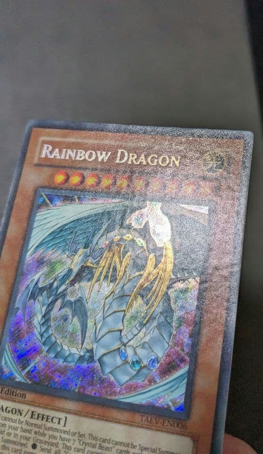 あいすです。英語版、究極宝玉神、レインボードラゴン、シク、シークレットレア