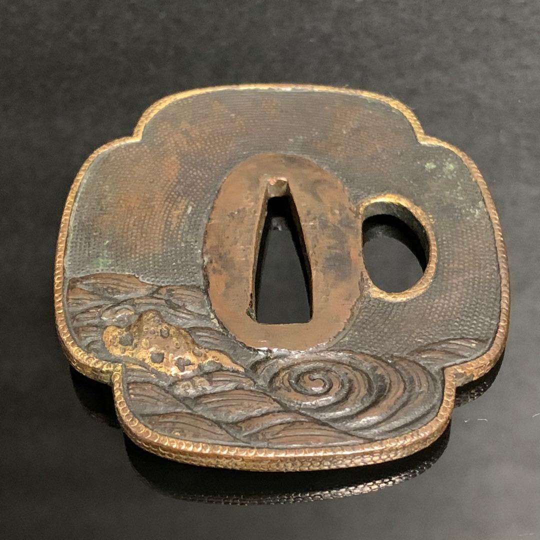 《アンティーク希少レア品！》 ⭐︎ 七福神 宝船 鶴亀 鍔つば 縁起もの♪⭐︎