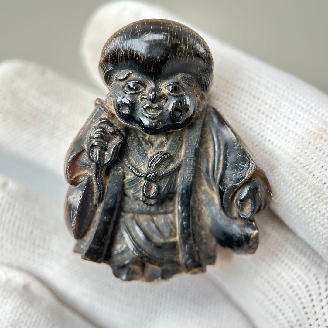 根付 置物 アンティーク 天然素材 彫刻 古美術品 細密細工 骨董