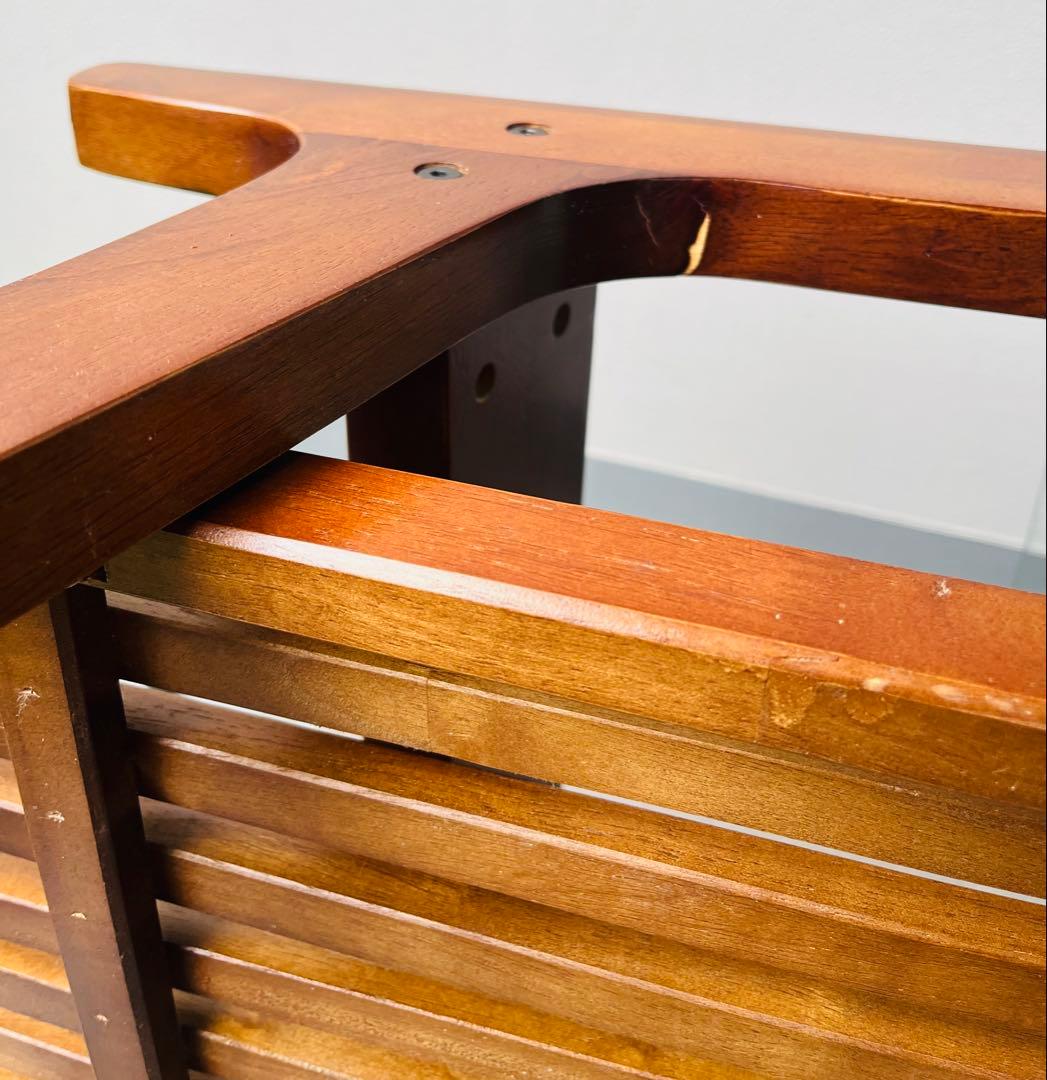 B-Company ビーカンパニー ローテーブル 木製 ガラステーブル