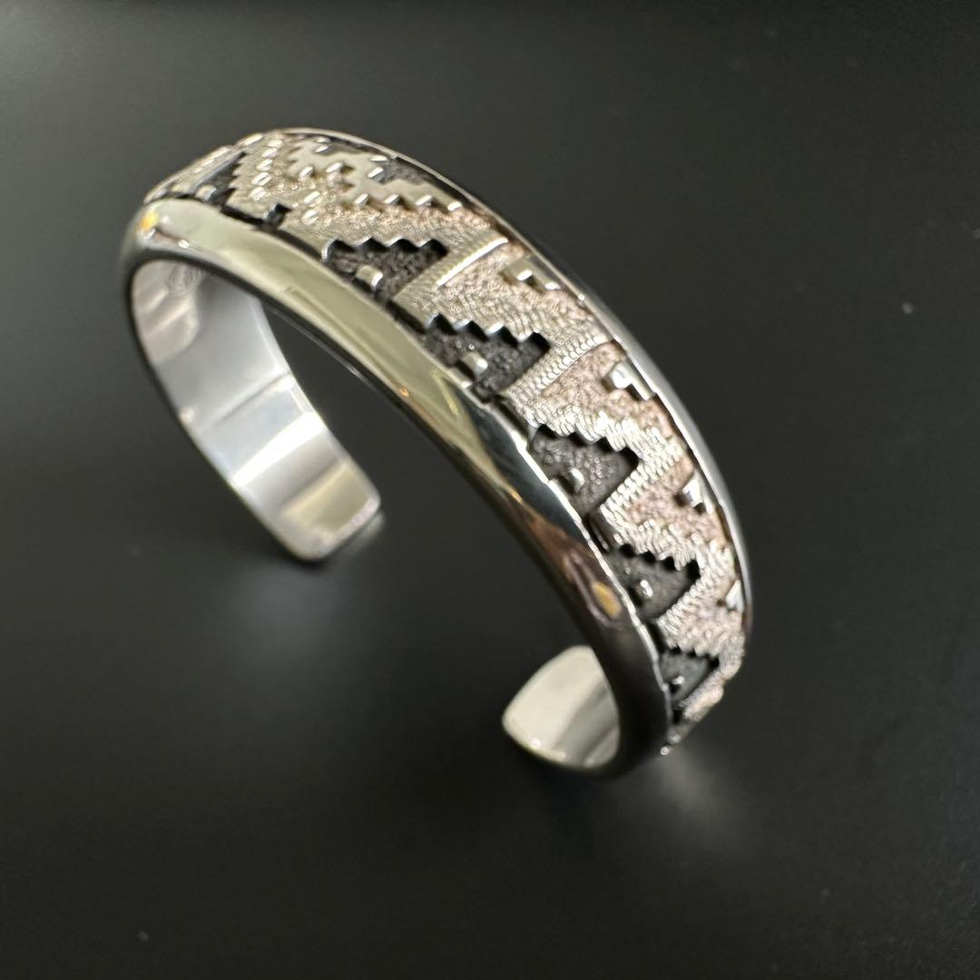 Navajo Dan Jackson オーバーレイバングル 20mm幅