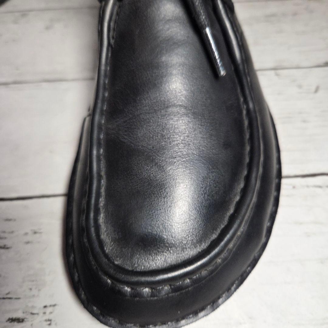 【良品】ビルケンシュトック パサデナ 43 チロリアン レザーシューズ ブラック