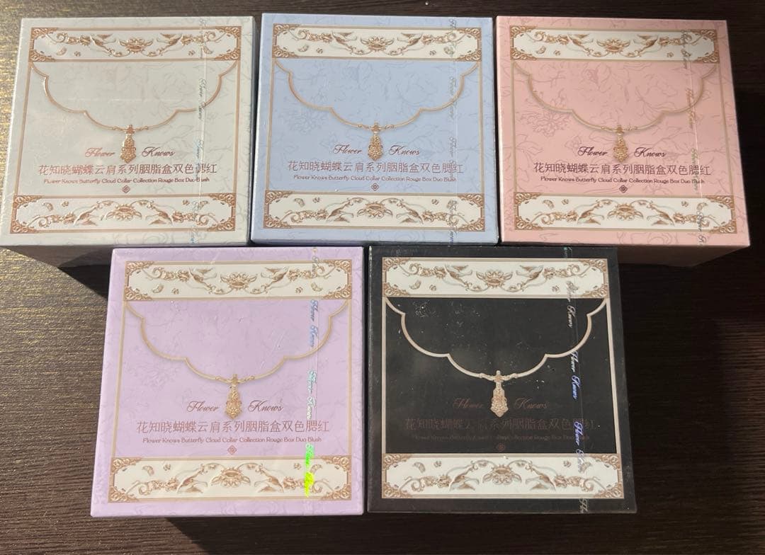 フラワーノーズ　胡蝶雲肩 ブラッシュデュオ　チーク　全5色