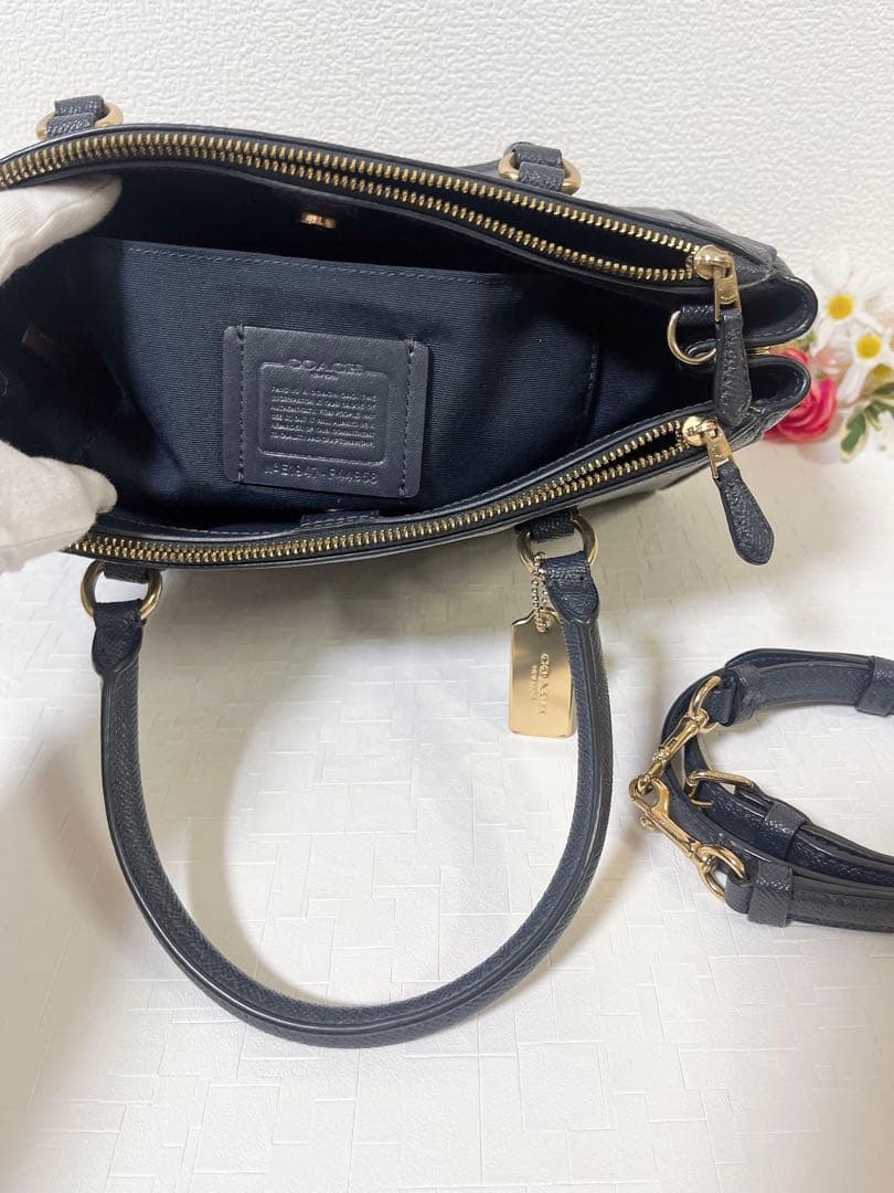 【極美品】COACH コーチ ショルダーバッグ 2WAY ハンドバッグ チャーム