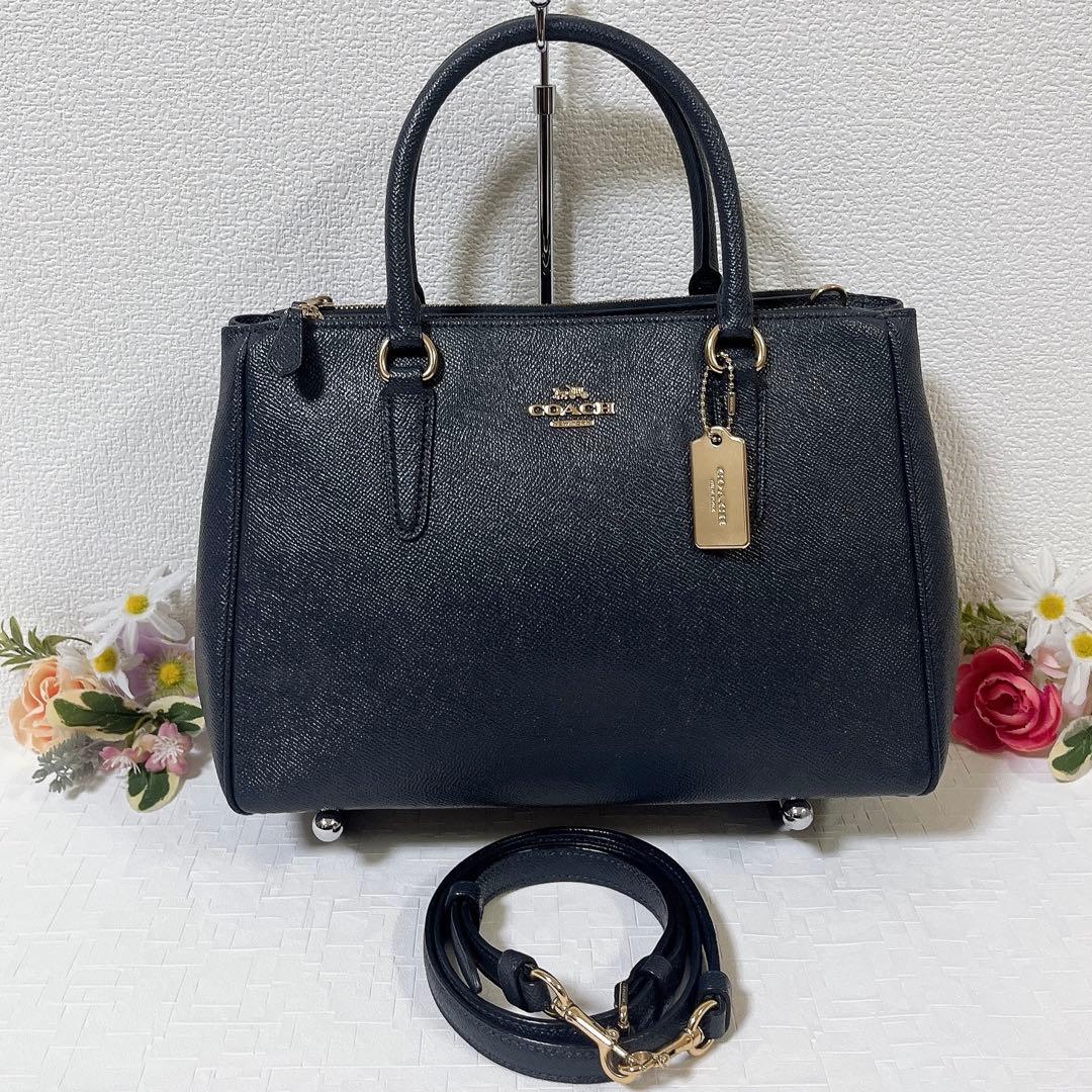 【極美品】COACH コーチ ショルダーバッグ 2WAY ハンドバッグ チャーム