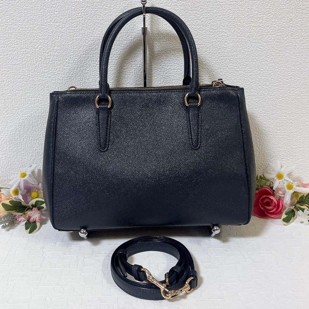 【極美品】COACH コーチ ショルダーバッグ 2WAY ハンドバッグ チャーム