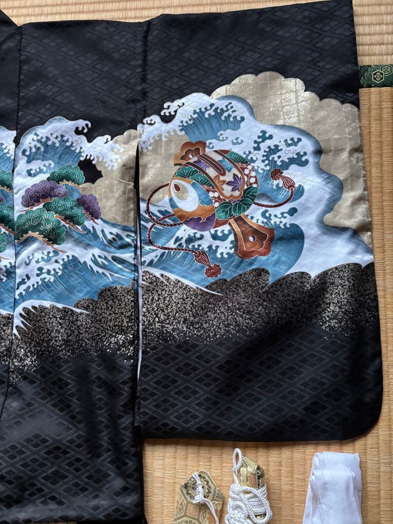 七五三　男子５歳　祝い着