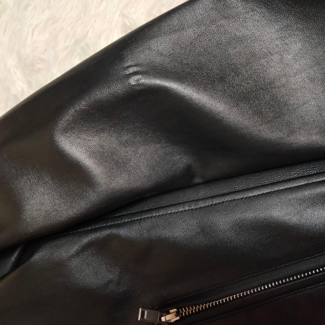 高級・未使用品・23年モデル】セオリー レザージャケットMorvekL M 黒