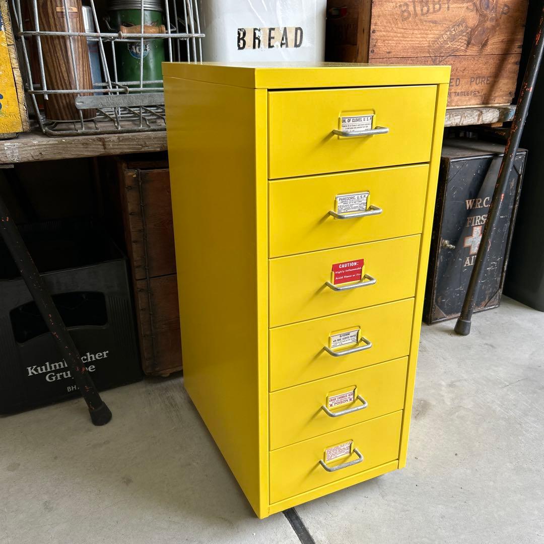 廃盤 IKEA HELMER ヘルメル 引出 キャスター付 書類ケース スチール