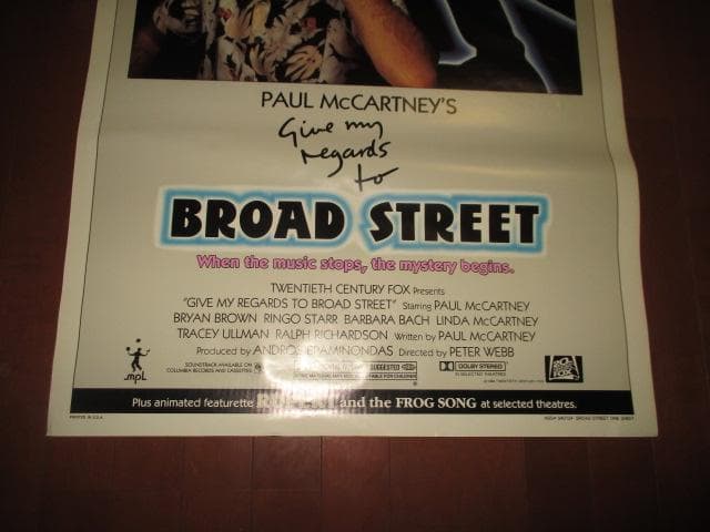 コレクション paul mccartney Broad Street RARE MOVIE!)