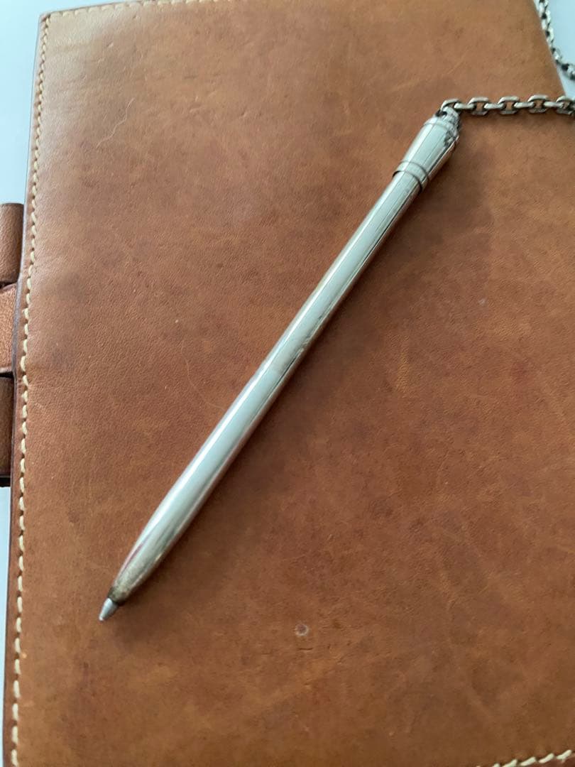 エルメス茶色い革手帳ボールペン付きの通販はau PAY マーケット - 輸入