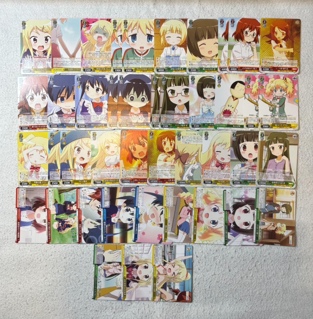 ヴァイスシュヴァルツ きんいろモザイク カードまとめ売り - メルカリ