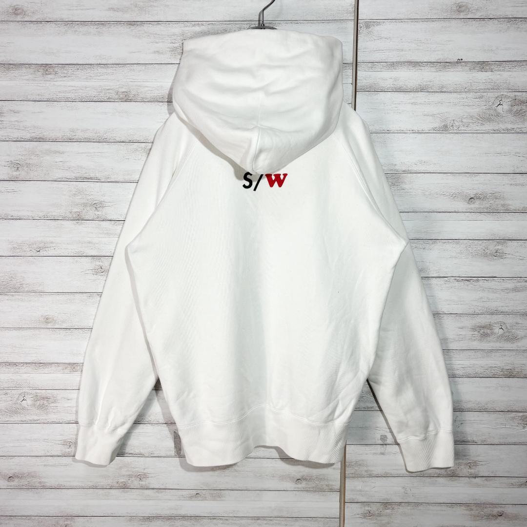 sacai サカイ　変形　サイドジップ パーカー M ホワイト
