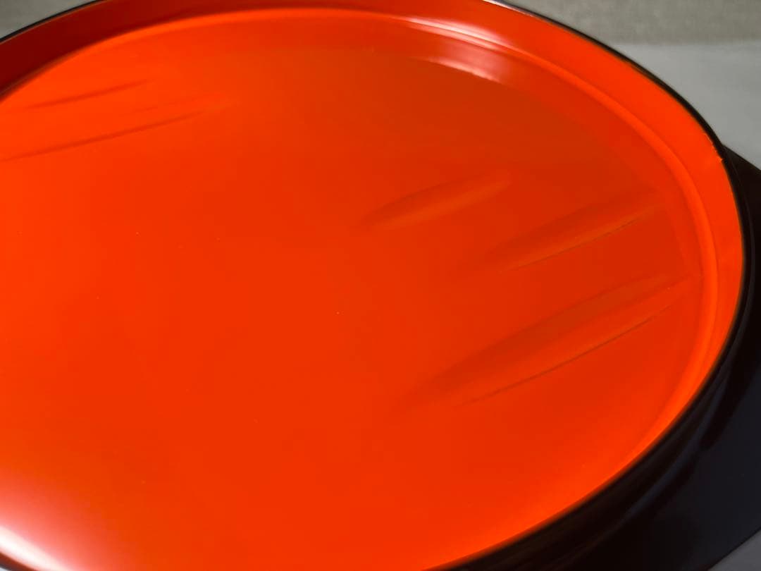 輪島塗　輪付膳　2点