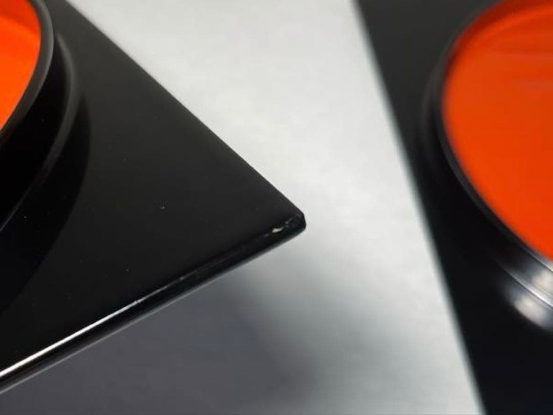 輪島塗　輪付膳　2点