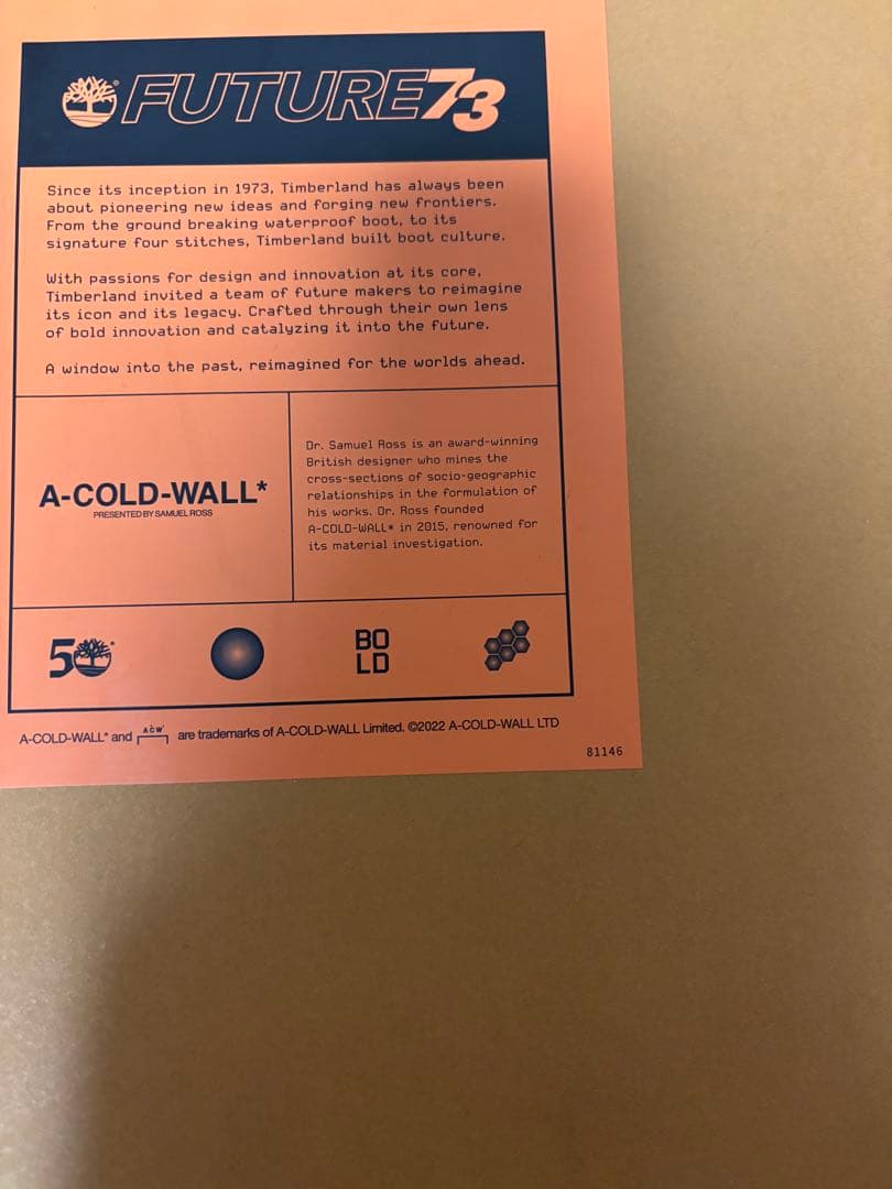 A-COLD-WALL×Timberland 3-EYE Boat Shoes