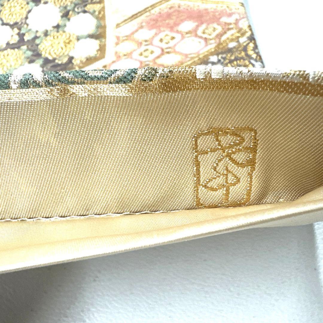 帯5077 加納幸織物謹製 高級 正絹 六通 袋帯 月 セール♪西陣織 加納