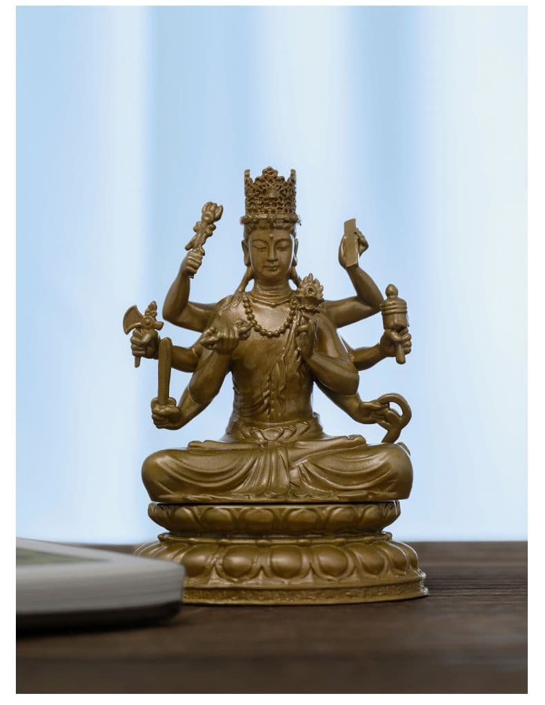 仏教美術 仏像 大随求菩薩 小仏像 銅製 銅器