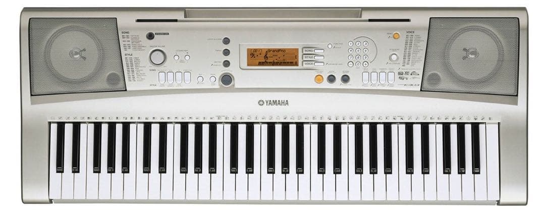 YAMAHA PSR-E303 シルバーキーボード Yamaha PSR-E303 Portable Keyboard 61 Key Digital Piano with Power