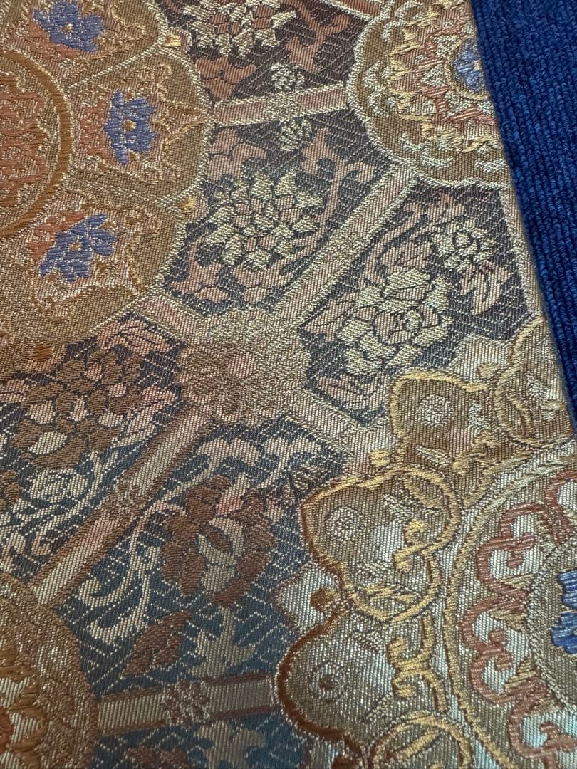 1939 袋帯 古代彫金紋 西陣織 金糸 高級上質上品 約440cm未使用
