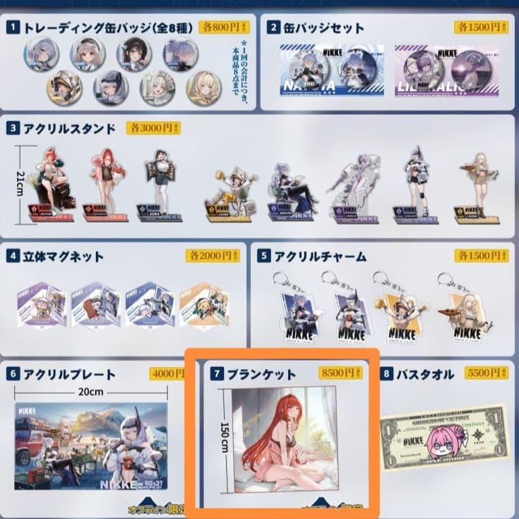 NIKKE コミケ ブランケット ラピ：レッドフード