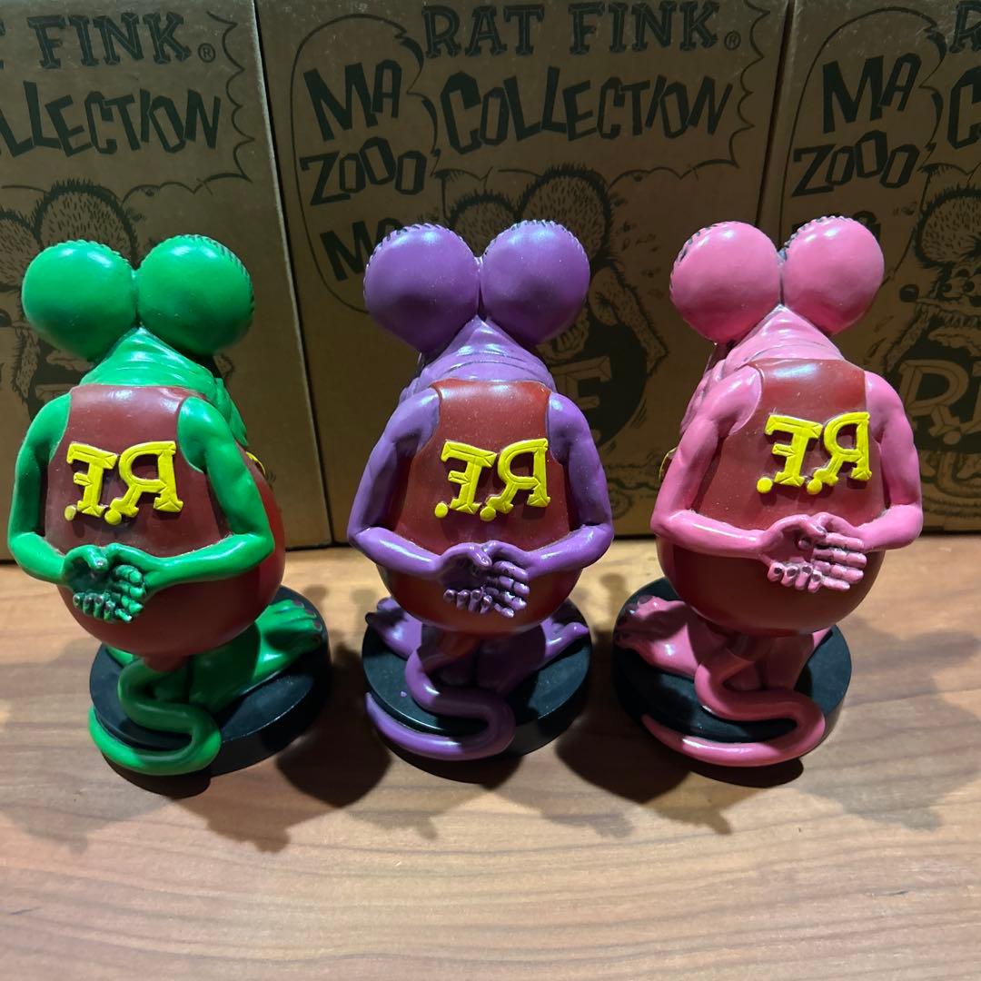 ラットフィンク ソフビ ブルー 阿修羅RATFINK ラットフィンク ソフビ