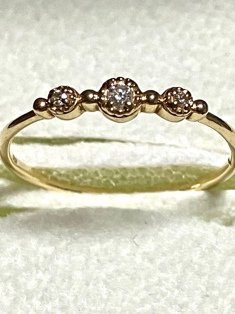 ヴァンドーム青山　リング　K10 イエローゴールド　2本セット