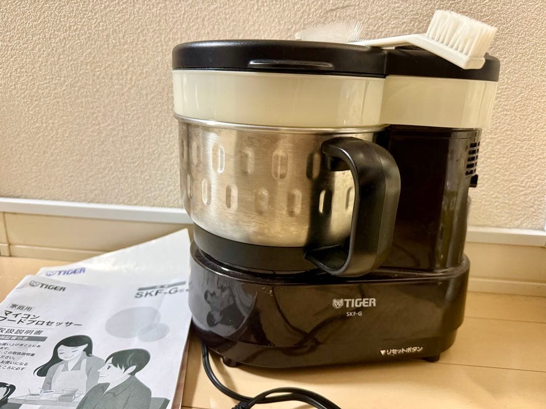 ハ*ミ様 TIGER マイコンフードプロセッサー SKF-G100 ブラウン - メルカリ