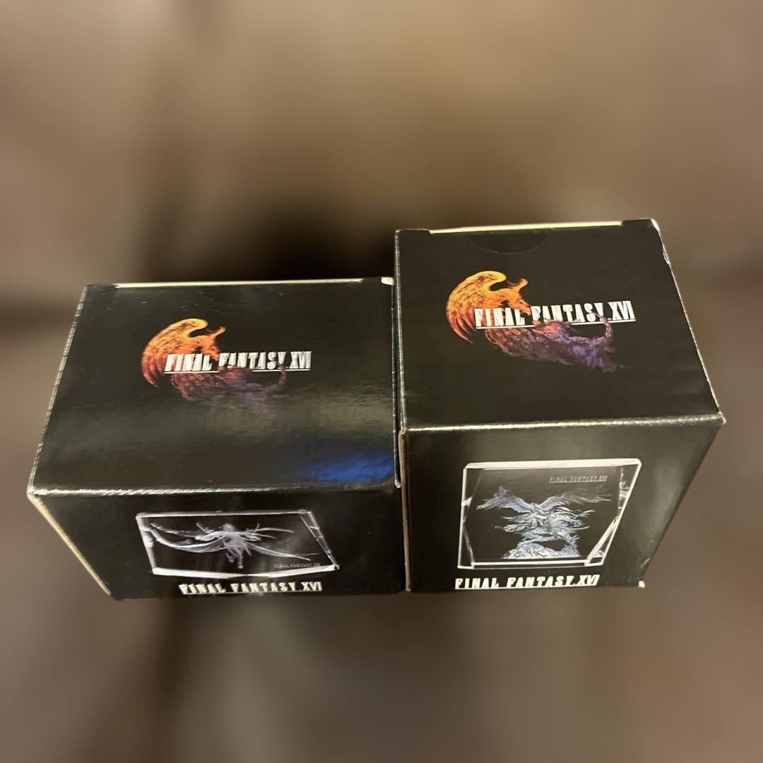 FF16 レーザー彫刻クリスタルガラス 召喚獣シヴァ フェニックス