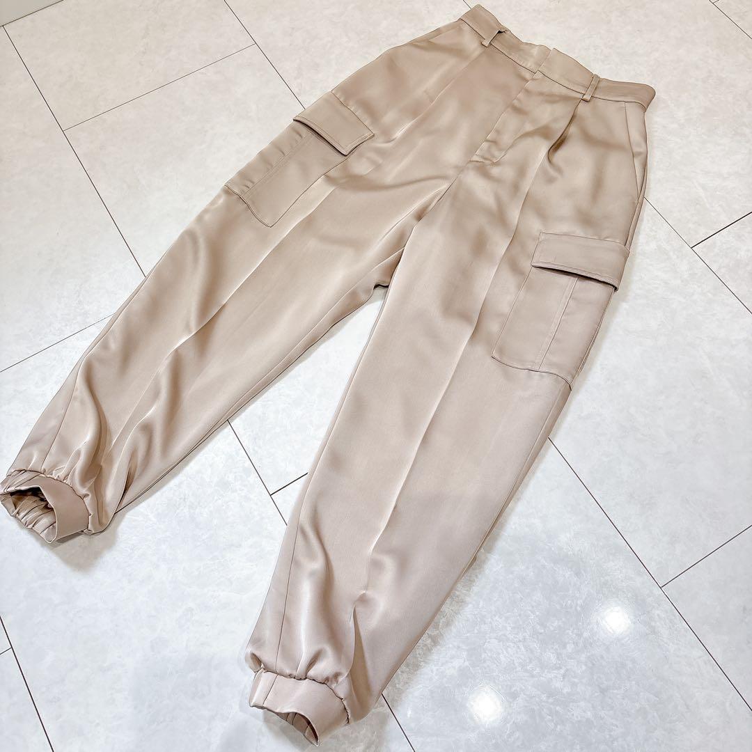 Apuweiser-riche リラクシーワークサテンパンツ ズボン XS