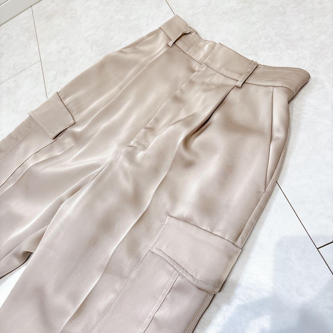 Apuweiser-riche リラクシーワークサテンパンツ ズボン XS